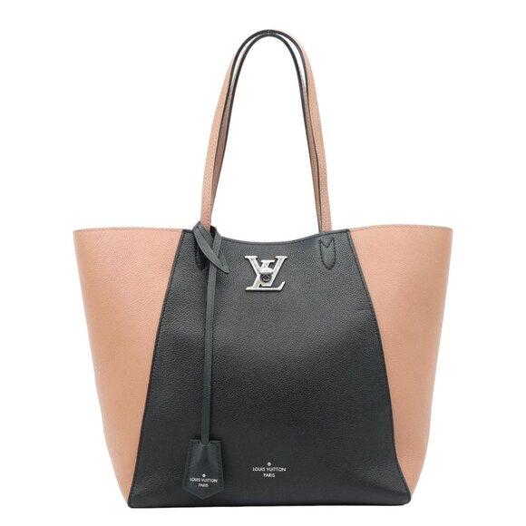 Louis Vuitton  Lockme Cabas Leather Tote Bag Bois de Rose - Picture 1 of 10